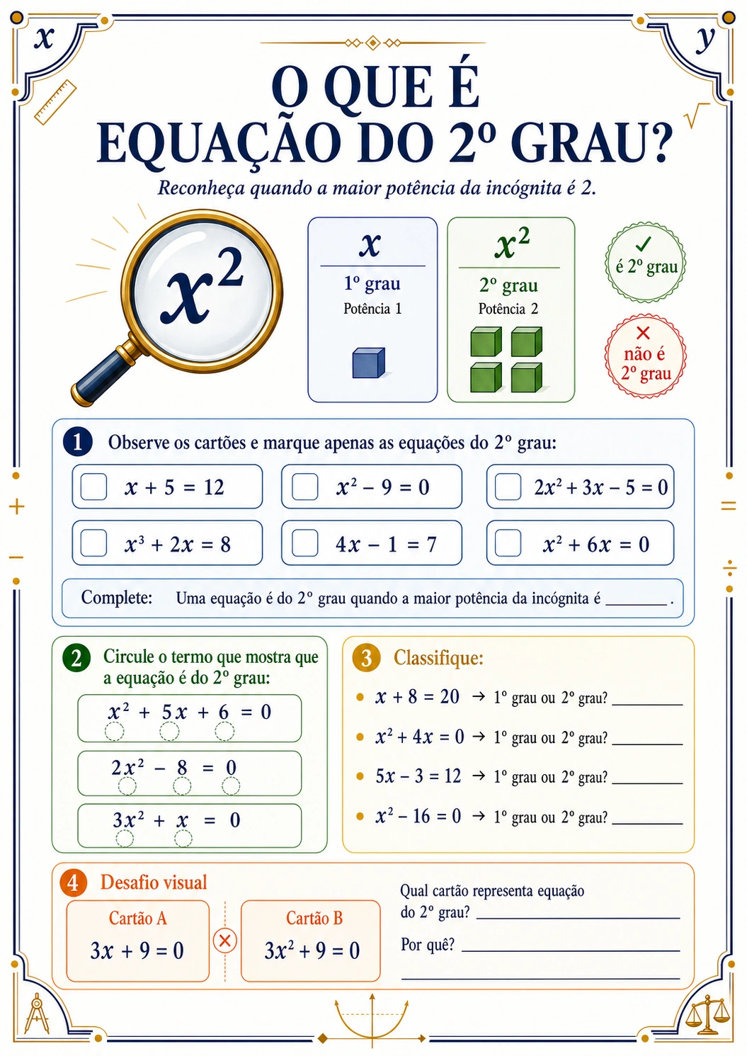 Exemplo do material Equações Visuais #12