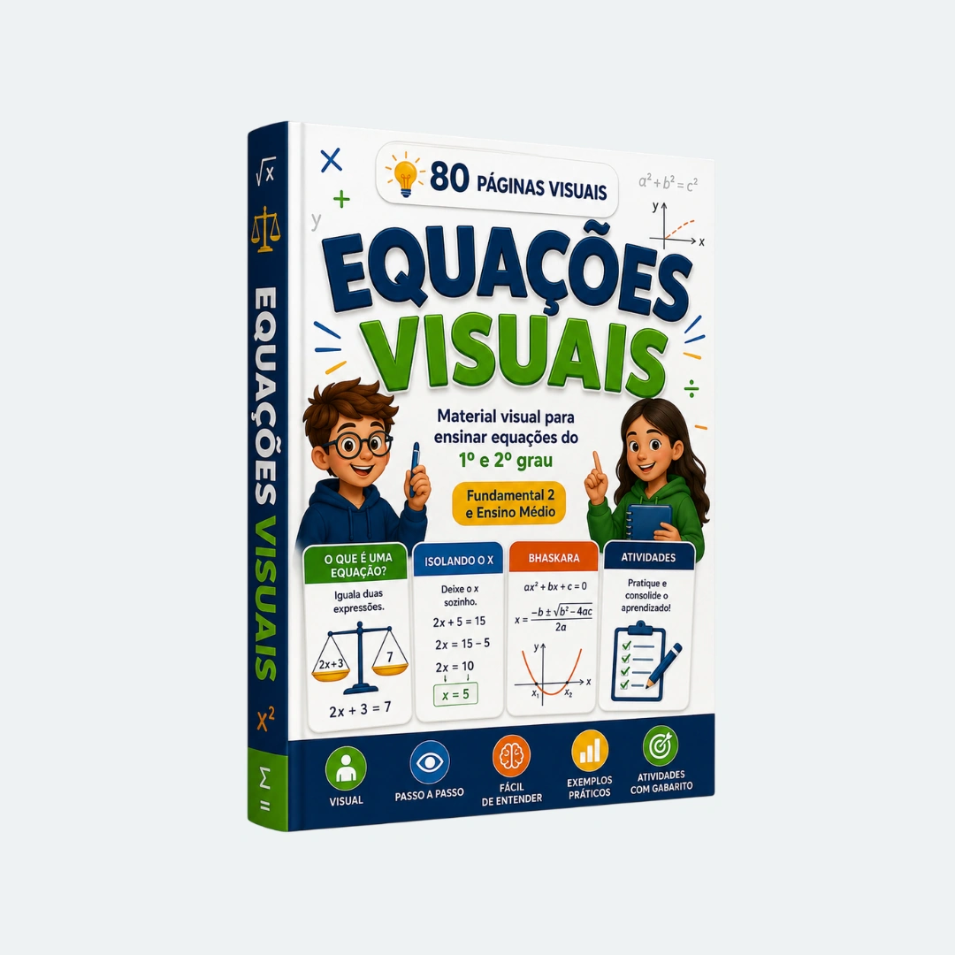 Mockup do plano básico Equações Visuais